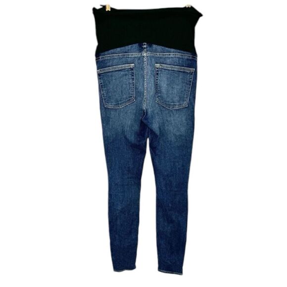 Good American Good Legs Good Mama Full Belly Maternity Jeans Size 30/10 - Picture 5 of 9